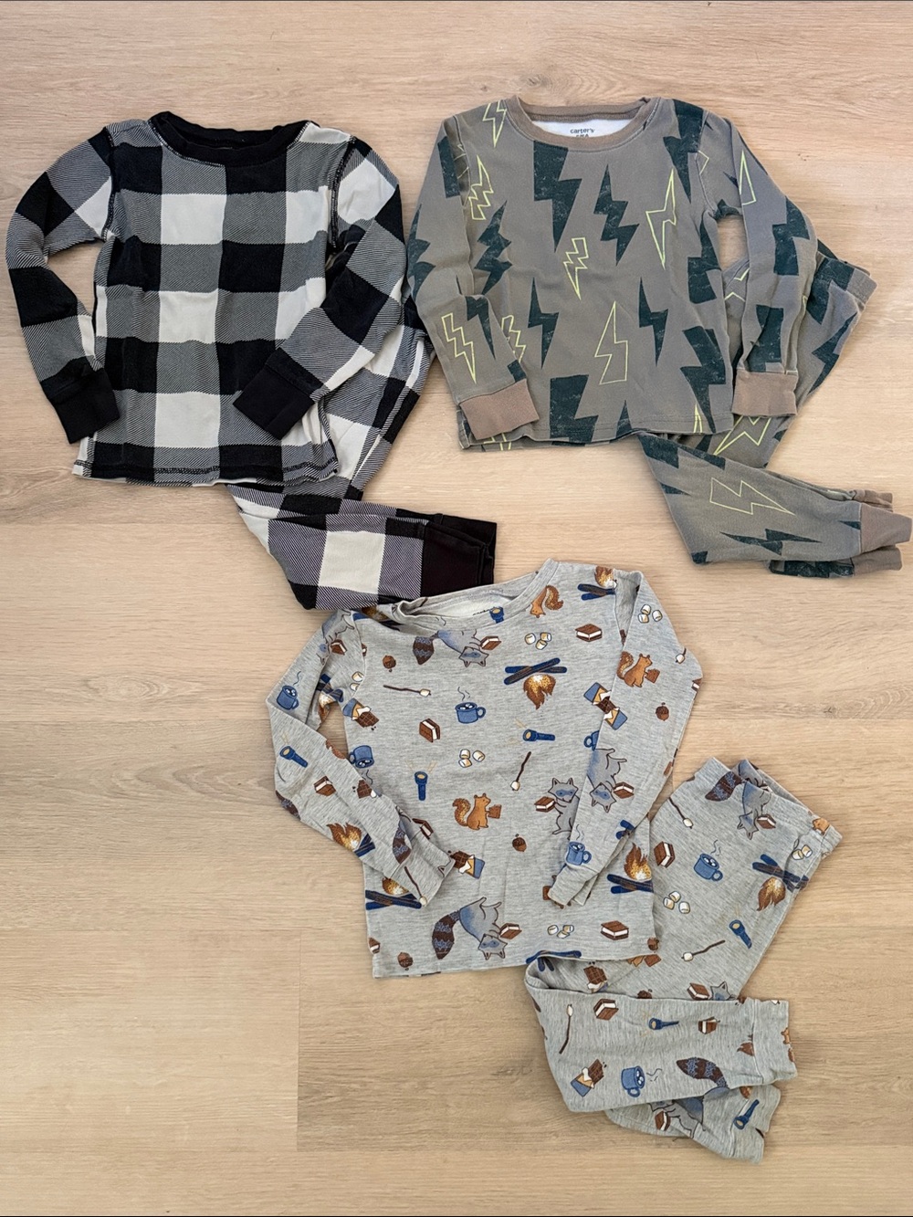 Kids Long Sleeve 5T Pajama Bundle
